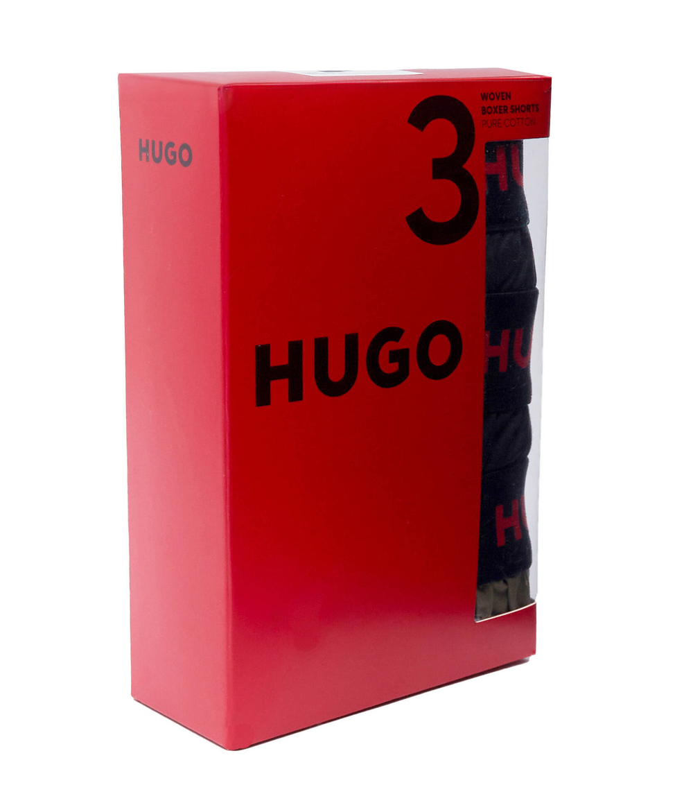 Трусики-боксеры 3шт. Hugo Bodywear - черный(50510216)