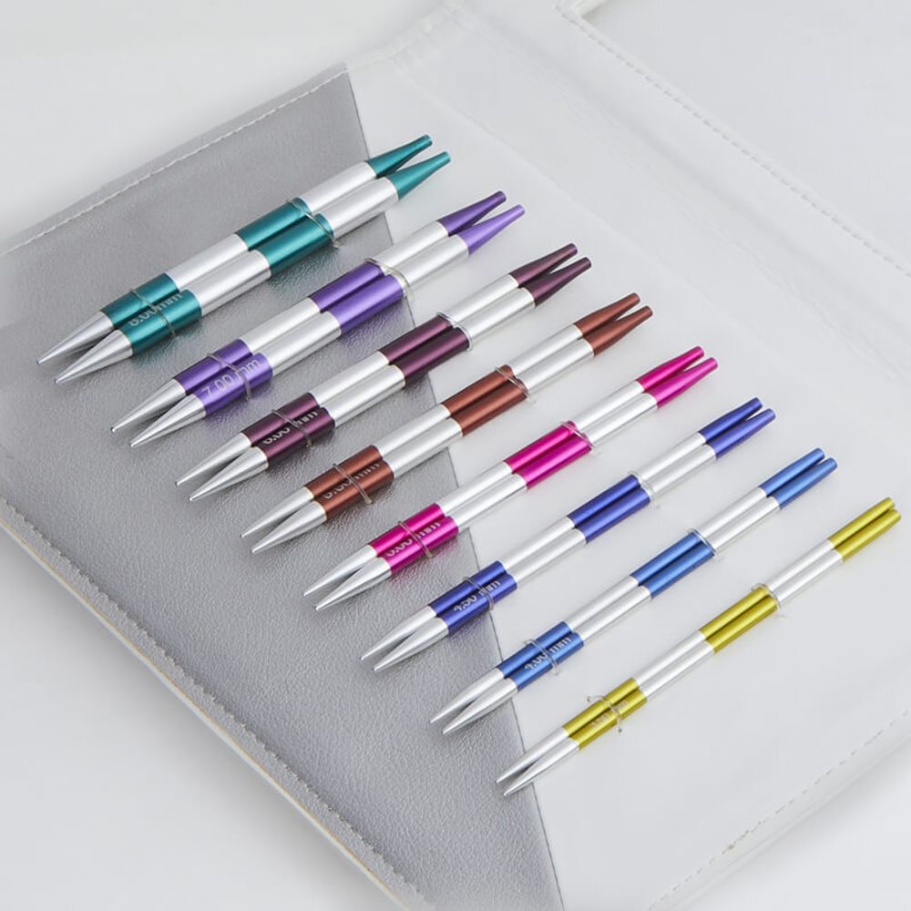 Набор съемных спиц Knit Pro SmartStix Deluxe Set Normal IC (3,5 мм / 4 мм / 4,5 мм / 5 мм / 5,5 мм / 6 мм / 7 мм / 8мм), 8 видов спиц, 42140