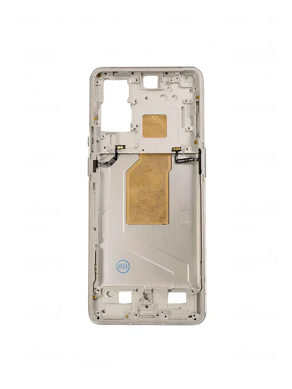 Средняя часть корпуса (рамка) для OnePlus 9 Pro серебристая (Morning Silver)