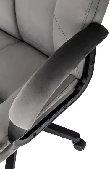 Кресло руководителя Бюрократ CH-800 Fabric темно-серый крестов. пластик