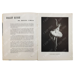 [Арансон Б., Пикассо П.]. Русские балеты Монте-Карло. Сезон 1942-1943