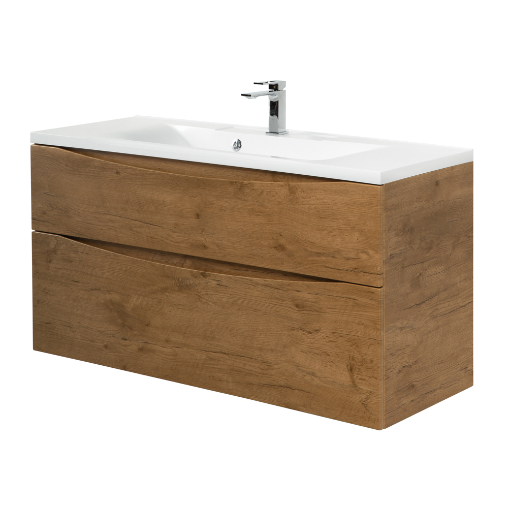 Тумба подвесная с раковиной BelBagno MARINO-H60-1100-2C-SO-RN-P