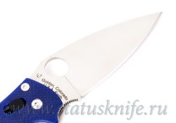 Нож Spyderco Manix 2 S110V темно-синяя рукоять C101GPDBL2фотография - 6