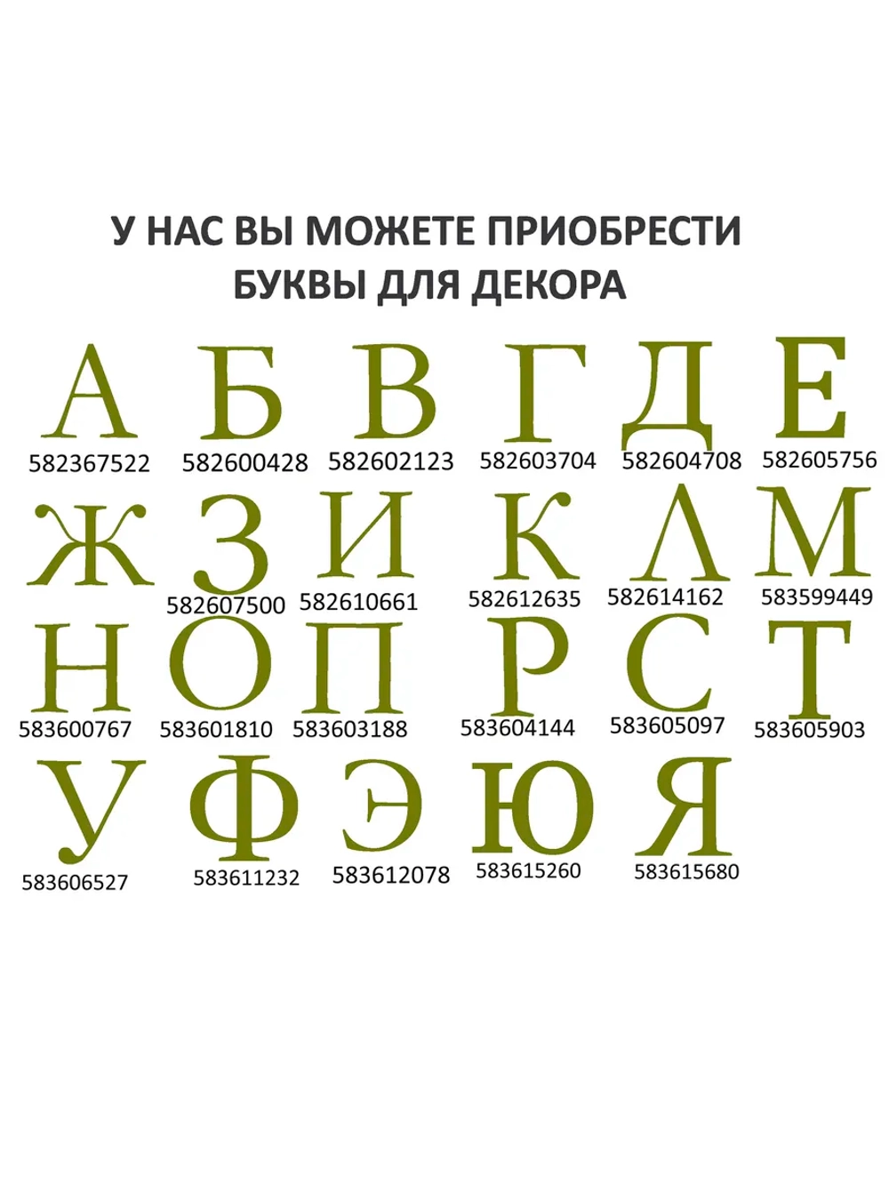 Наклейки свадебные на бокалы цифры инициалы "Е"