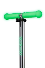 Самокат Mini Micro Deluxe Glow (светящийся) LED ледяной лайм