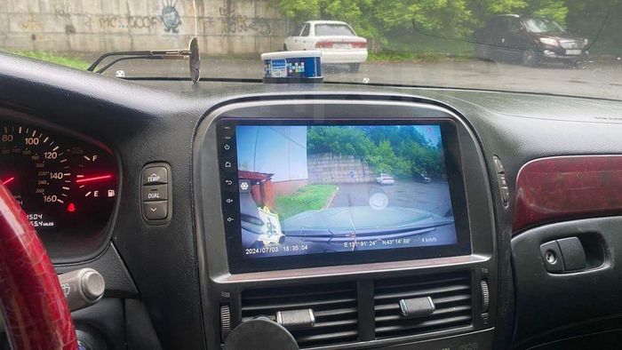 Магнитола для Lexus LS430, Toyota Celsior XF30 2000-2006 (ШГУ цветной) - Kuberg QLed, Android 14, TS105, Быстрейшая, CarPlay, SIM-слот
