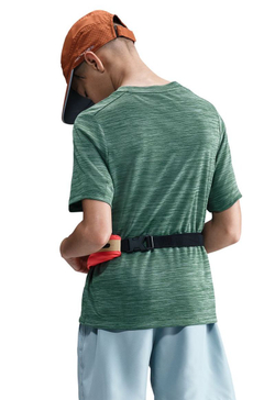 Детская теннисная футболка Nike Boys Multi Dri-FIT Short-Sleeve - fir/clay green/white