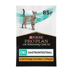 Влажный корм Pro Plan Veterinary Diets EN St/Ox для кошек с курицей, Пауч 85г