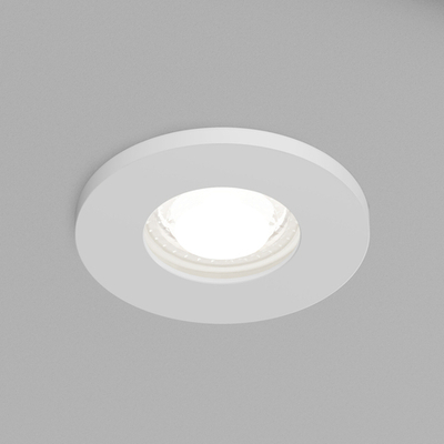 DK2036-WH Встраиваемый светильник влагозащ., IP 44, до 15 Вт, GU10, LED, белый, алюминий
