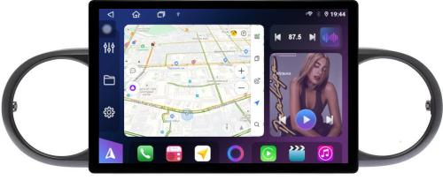 Магнитола для Toyota Corolla Rumion 2007-2016 - FarCar BX877 монитор 13" 2K QLED на Android 13, TS10, 6+128, CarPlay, 4G SIM-слот