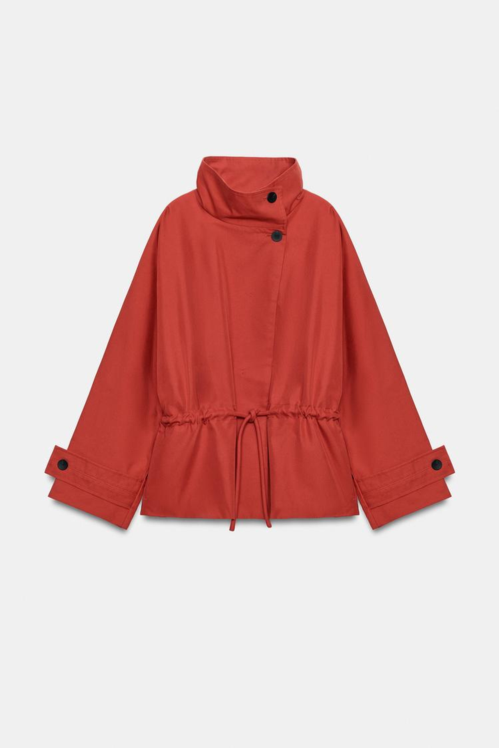 ZARA ПАРКА ОВЕРСАЙЗ — ZW COLLECTION, ЧЕРЕПИЧНЫЙ