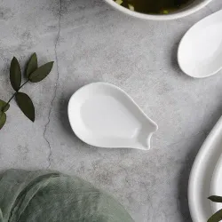 Подставка для ложки 7,6*5,5 см h1,9 см фуршетная белый фарфор NEW P.L. Proff Cuisine [6]