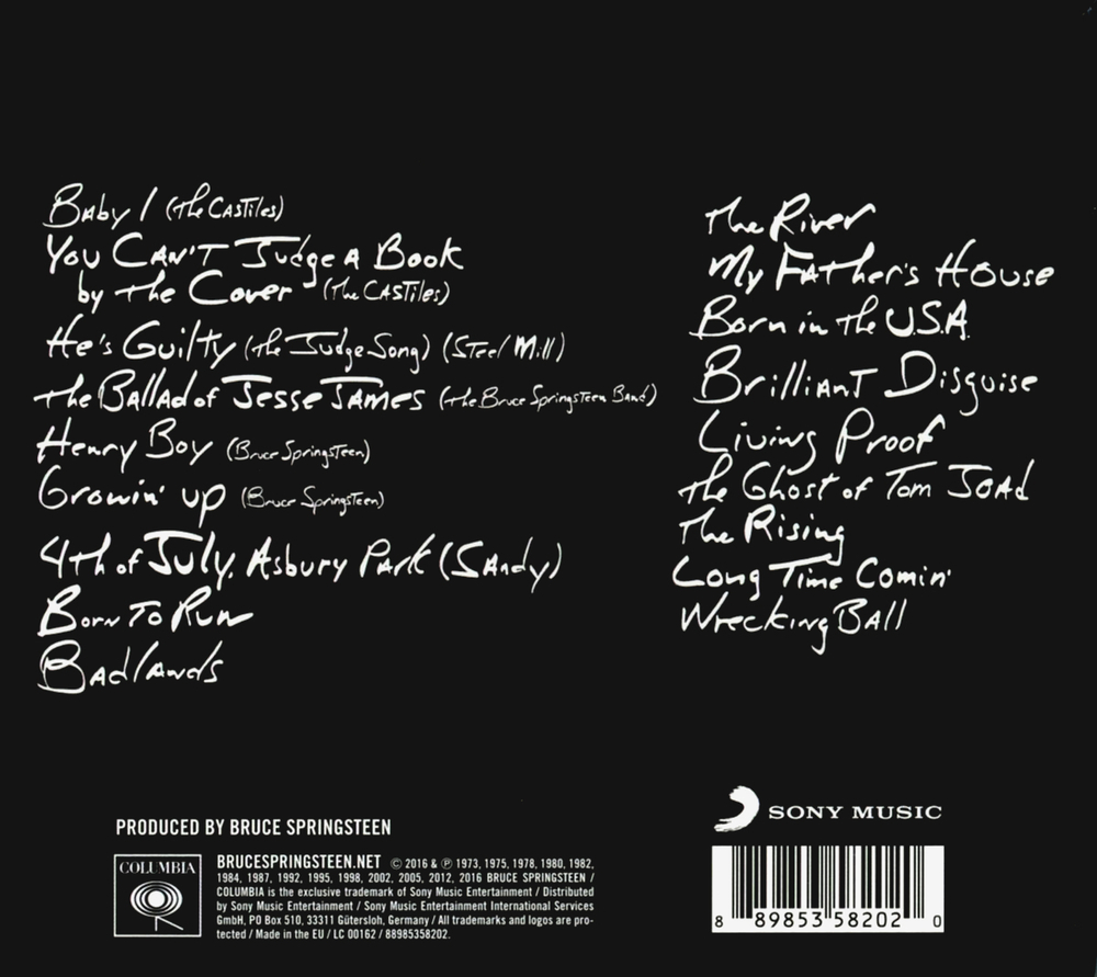 Bruce Springsteen / Chapter And Verse (CD)