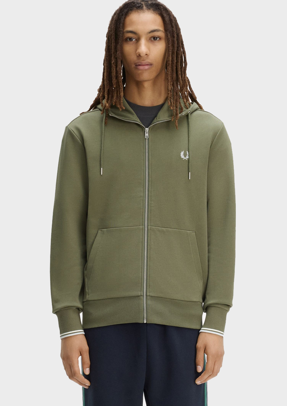 Толстовка FRED PERRY Hooded Zip Through Sweatshirt