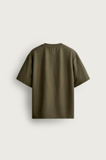 ФУТБОЛКА RELAXED FIT ИЗ РЕЛЬЕФНОЙ ТКАНИ — ZARA · 3992/430