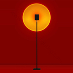 Floor lamp design lamp Color Projector by Mandalaki Studio (Yellow-Red)