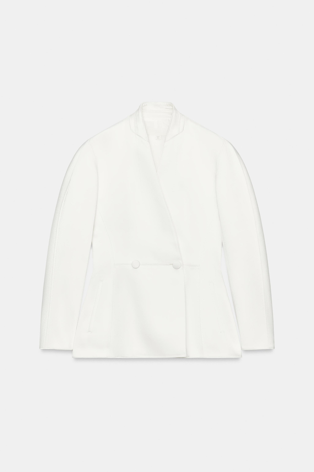 ДВУБОРТНЫЙ АТЛАСНЫЙ БЛЕЙЗЕР — ZARA