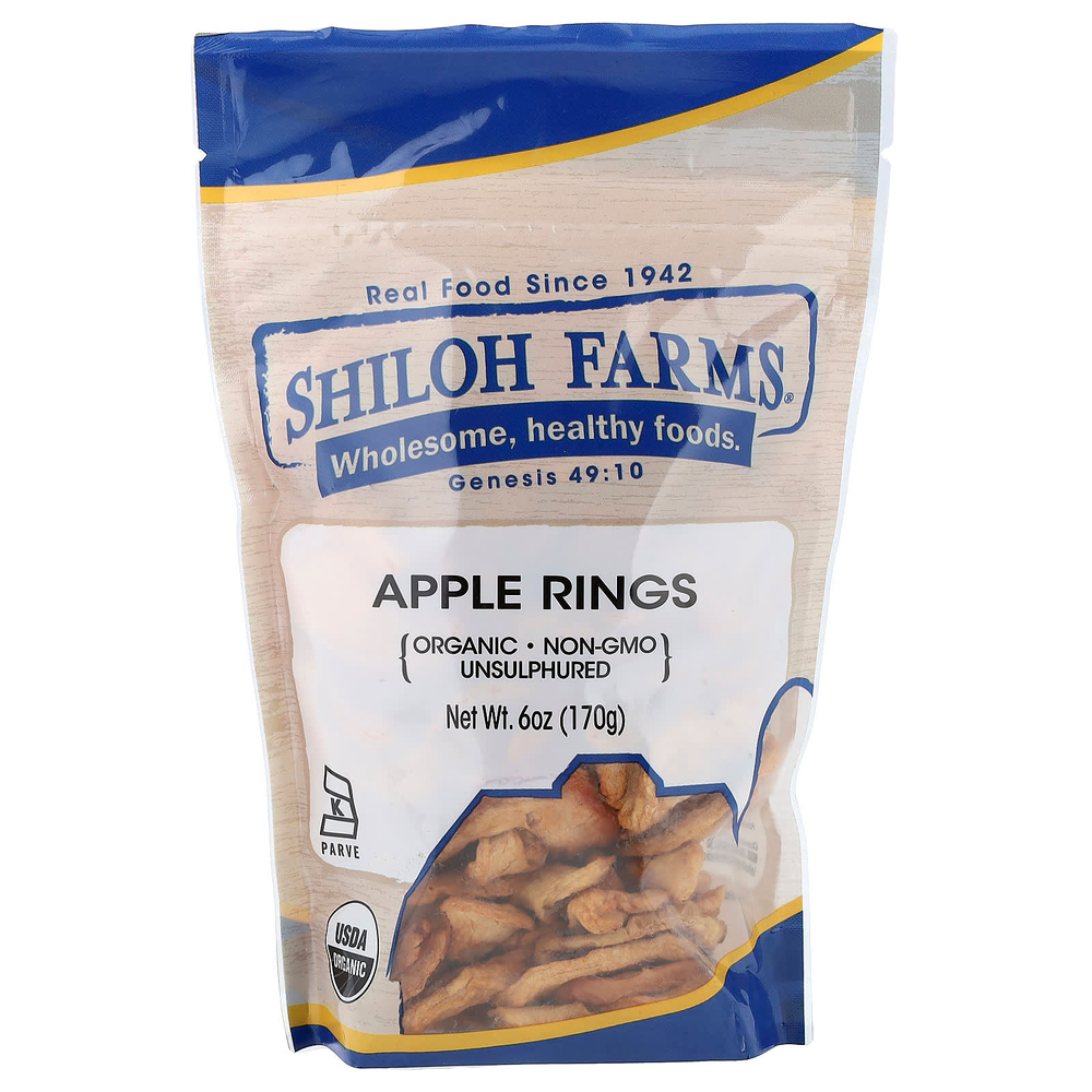 Shiloh Farms, органические яблочные кусочки, 170 г (6 унций)