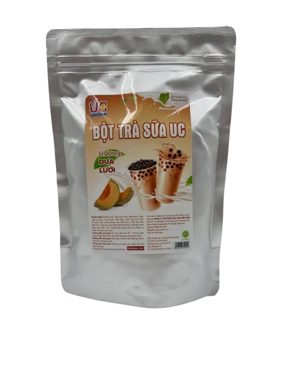 Порошок для Bubble Tea со вкусом дыни , 500гр