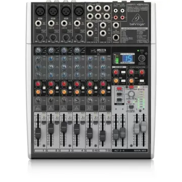 Behringer X1204USB - микшер,4 моно, 2 стерео,2 AUX-шины, процессор эффектов, интегрированный USB