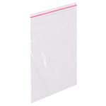 Пакеты ZIP LOCK "зиплок" ПРОЧНЫЕ, комплект 100 шт., 100х150 мм, ПВД, 60 мкм, BRAUBERG EXTRA, 608170