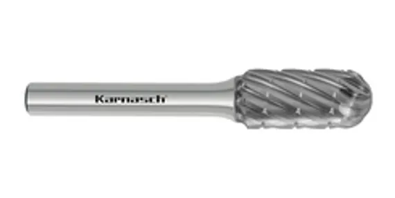 Борфреза твердосплавная Karnasch форма G, 6х18х6х50 мм, насечка HP-3 PRO, покрытие Green-Tec, арт. 11.6096-010