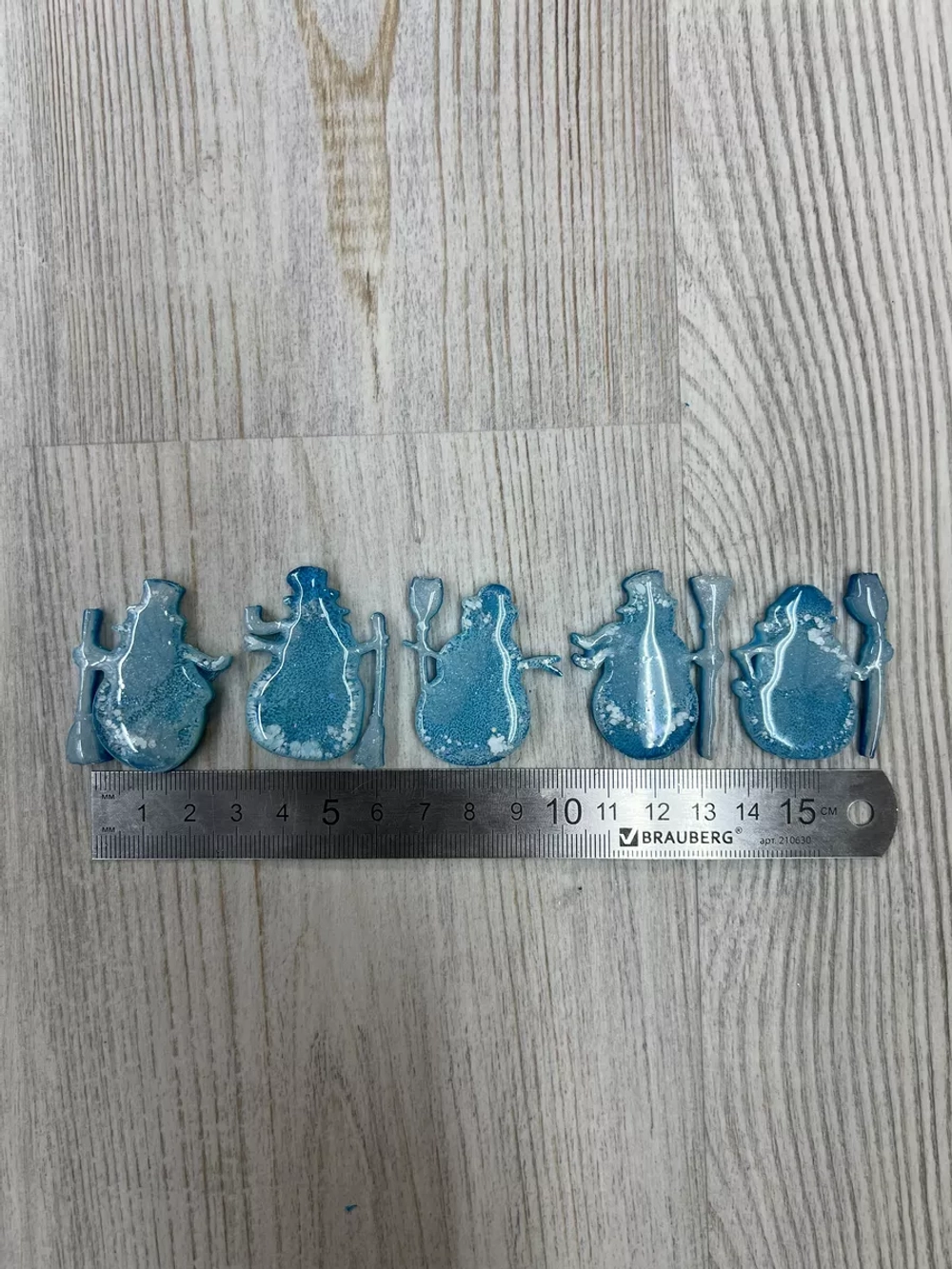 Новогодний молд Снеговики