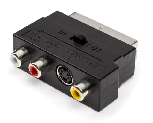 переходник Geplink(AT1010)  Scart-3RCA c перекл.