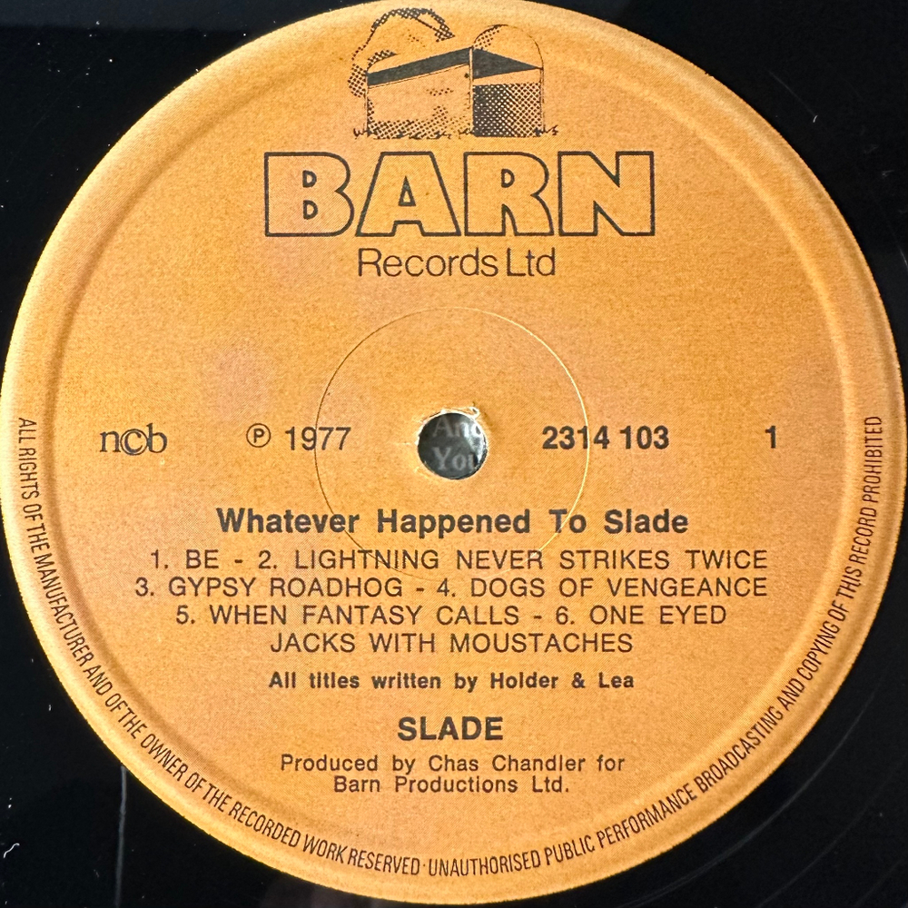Slade ‎– Whatever Happened To Slade (Скандинавия 1977г.)
