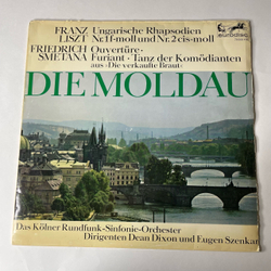 Винтажная виниловая пластинка LP F. Liszt Ф. Лист, Ф. Сметана F. Smetana, Die Moldau Ungarische Rhapsodien, Die Verkaufte Braut (Германия 1970)