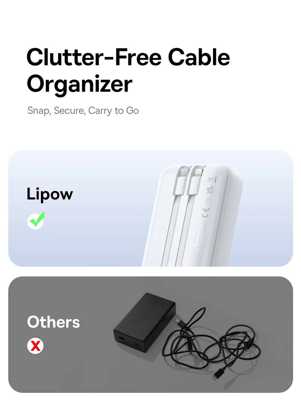 Внешний аккумулятор повербанк чёрный Power Bank 20000mAh 22.5W BASEUS