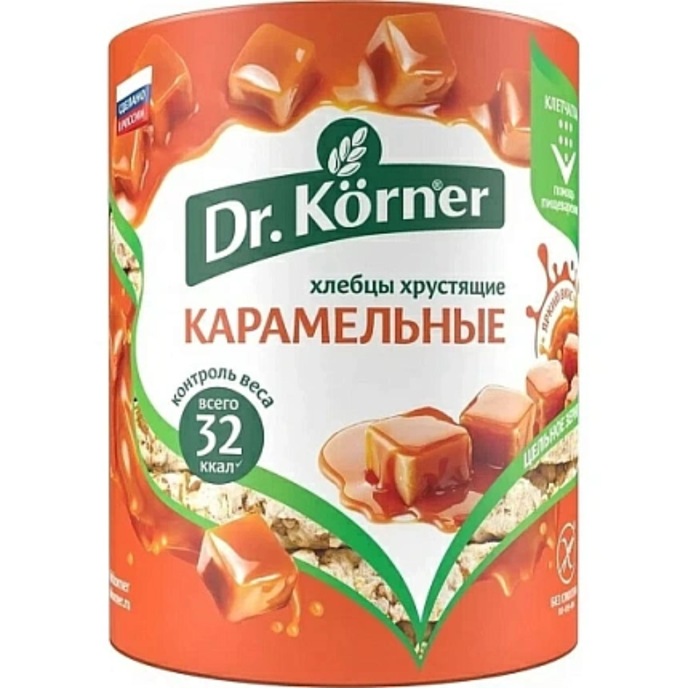 Хлебцы Dr/Korner Карамельные 90 гр