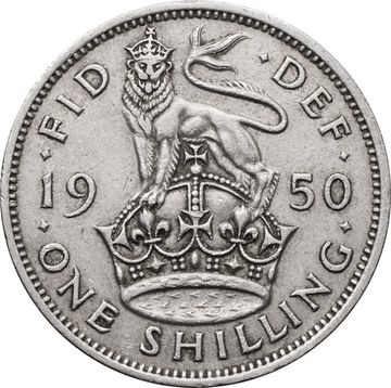 1 шиллинг 1950 Великобритания (Английский шиллинг)