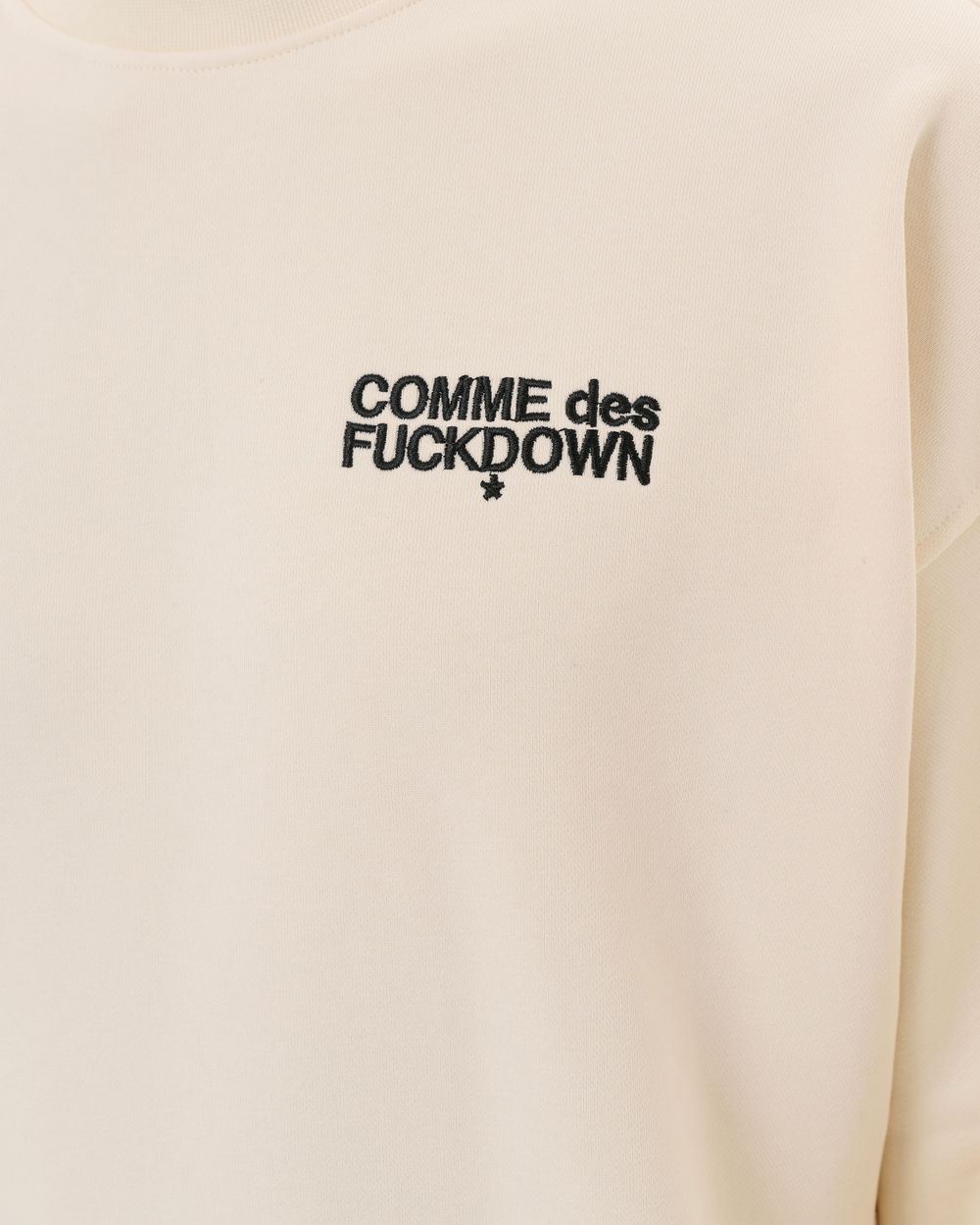 COMME DES FUCKDOWN СВИТШОТ БЕЛЫЙ