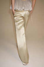 БРЮКИ ПРЯМОГО КРОЯ ИЗ СМЕСОВОГО ЛЬНА — ZW COLLECTION — ZARA