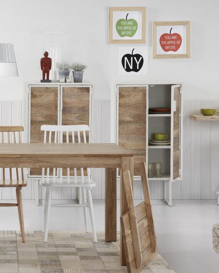 Стол Indra 180 (260) x90 дубовый