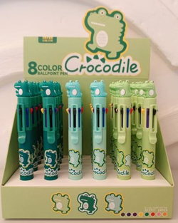 Ручка восьмицветная «Crocodile»