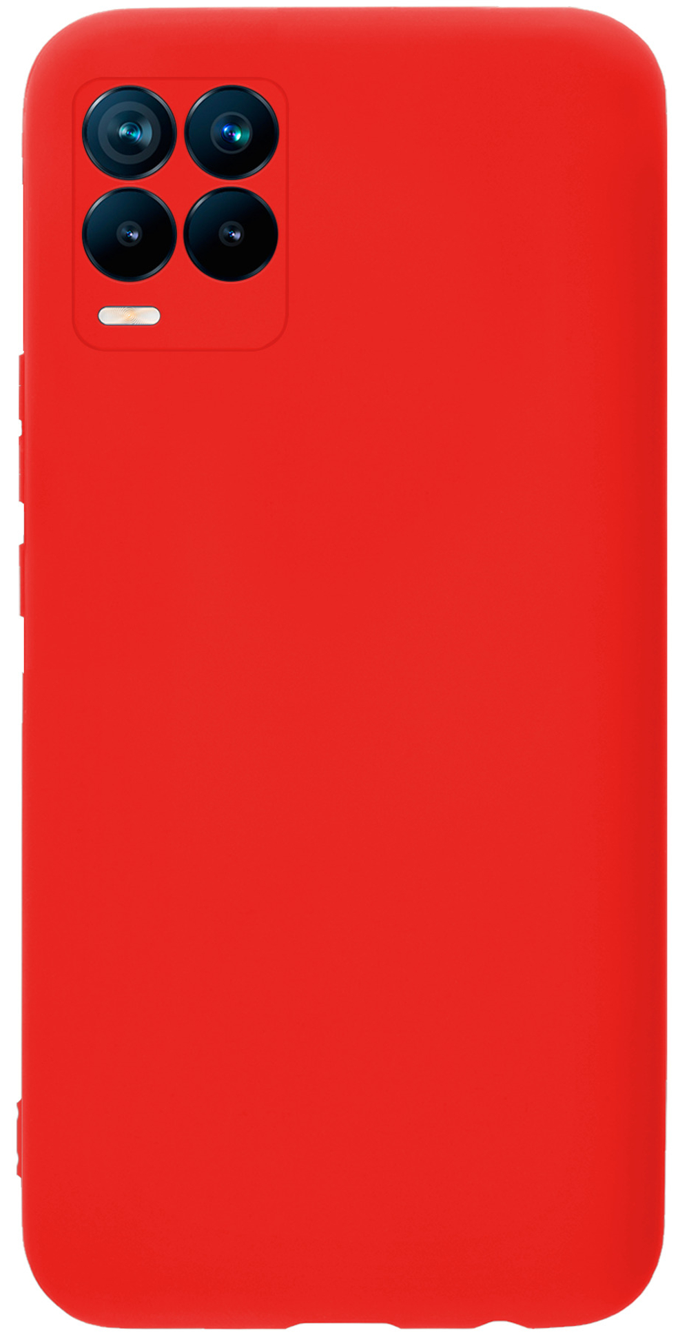 Мягкий Soft Touch чехол из силикона для REALME 8 / 8 PRO с бархатной подкладкой