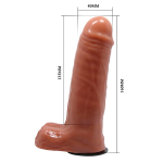 Женский вибрострапон 16см на трусиках Baile Ultra Passionate Harness BW-022064Z