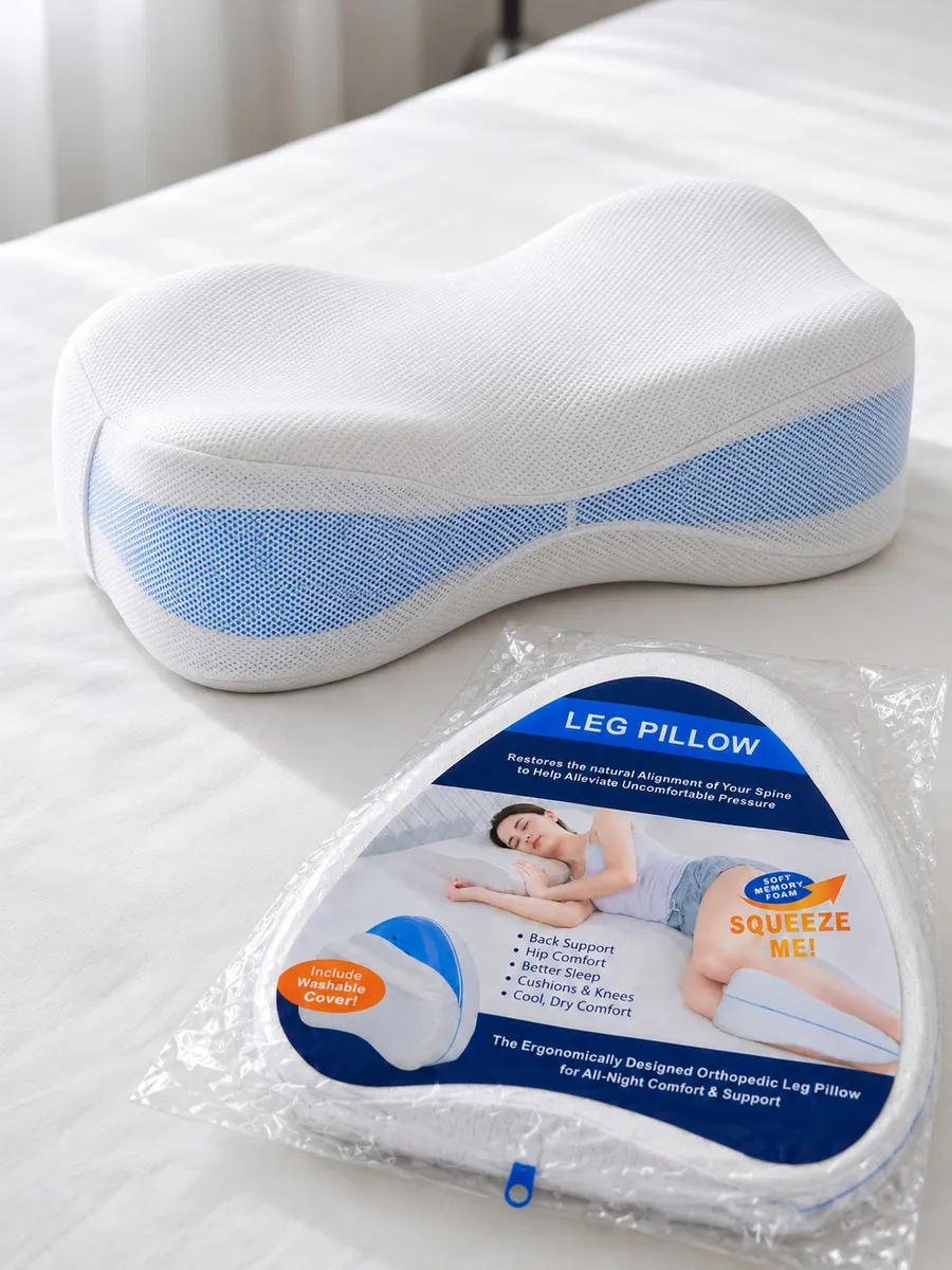 Ортопедическая подушка для ног Leg Pillow с эффектом памяти — фото 4