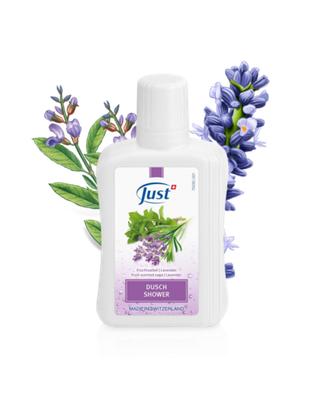 Гель для душа лаванда JUST Dusch Shower Fruit-scented Sage Lavender