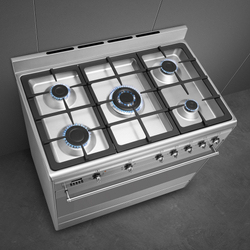 Плита комбинированная Smeg SUK91MFX9