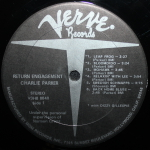 Charlie Parker / Verve Return Engagement (2LP)