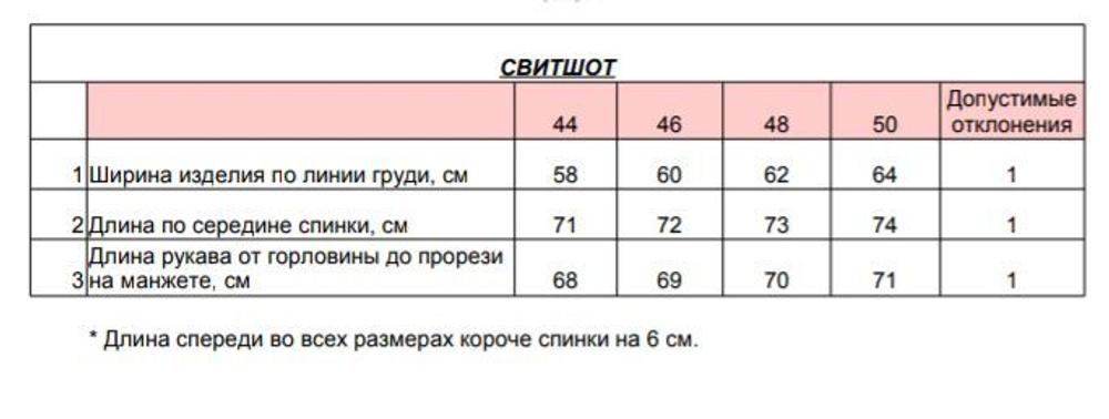 Свитшот "Теплое очарование" Тиффани с молнией