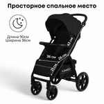 Коляска детская прогулочная BubaGo арт.BG 155-6 MODEL CROSS City цвет Черный\Black¶