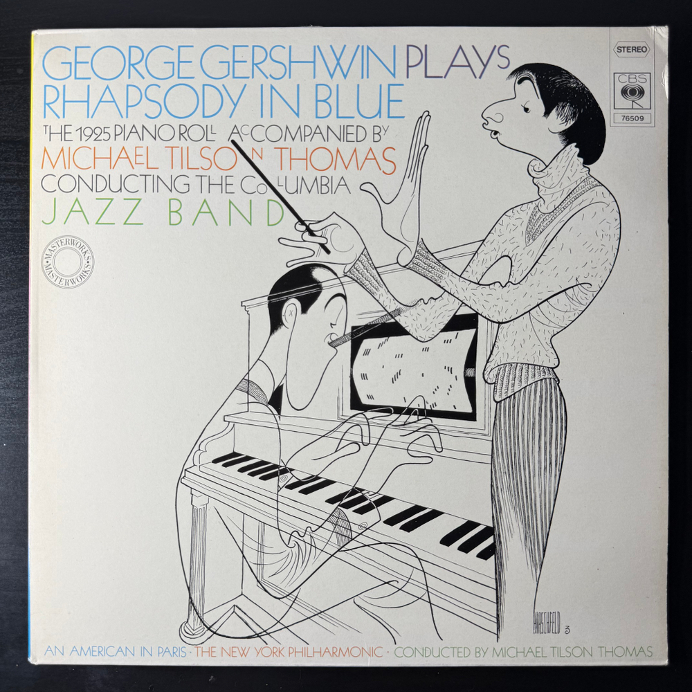 George Gershwin Accompanied By Michael Tilson Thomas Conducting The Columbia Jazz Band ‎– Rhapsody In Blue - The 1925 Piano Roll (Германия 1976г.)