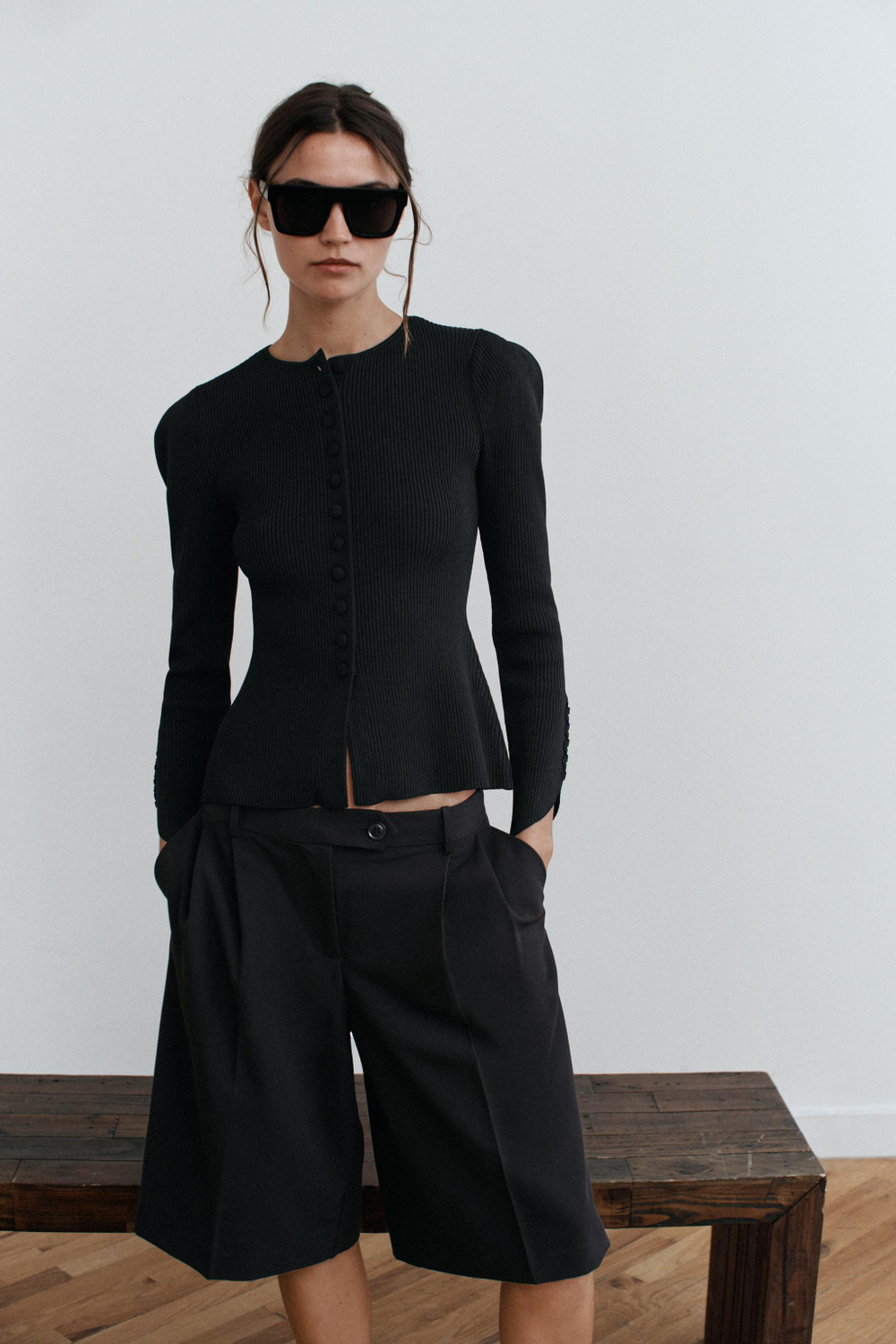 КАРДИГАН С ПЫШНЫМИ РУКАВАМИ — ZARA