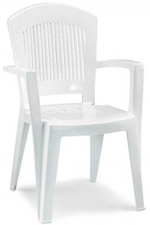 Комплект пластиковой мебели SCAB GIARDINO President Tris Super Elegant Monobloc, белый