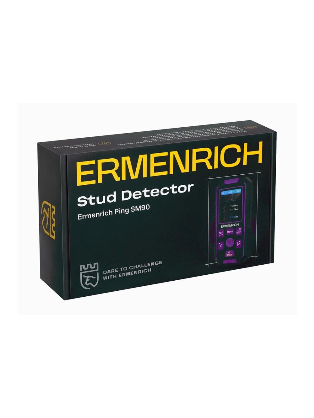 Детектор скрытой проводки Ping SM90 фиолет. Ermenrich 83842