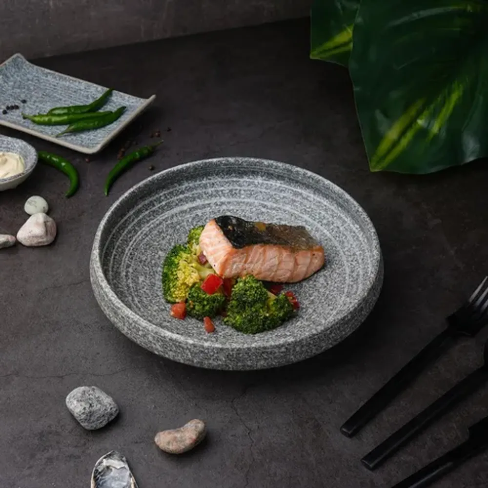 Салатник 830 мл d 23,3 см h5,5 см Stone Untouched Taiga P.L. Proff Cuisine [1]